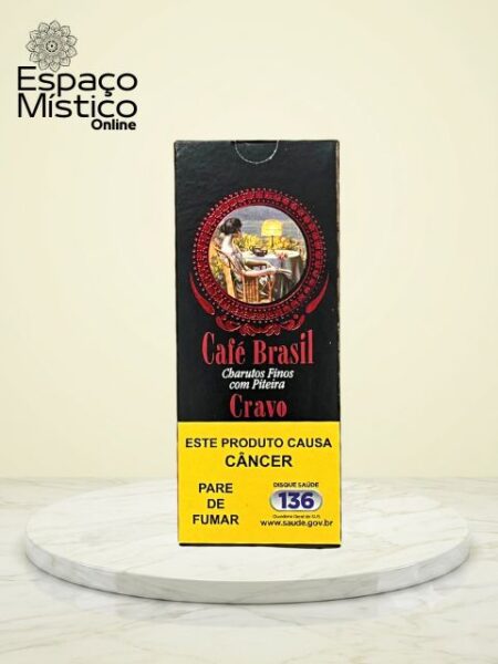 Cigarrilha com Piteira Cafe Brasil Cravo 50F03